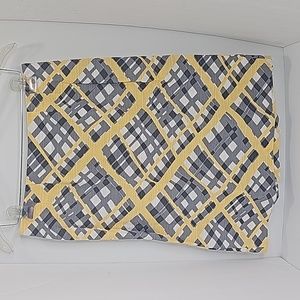 Folio New York Women Skirt, Size 4, Color yellow, gray, white